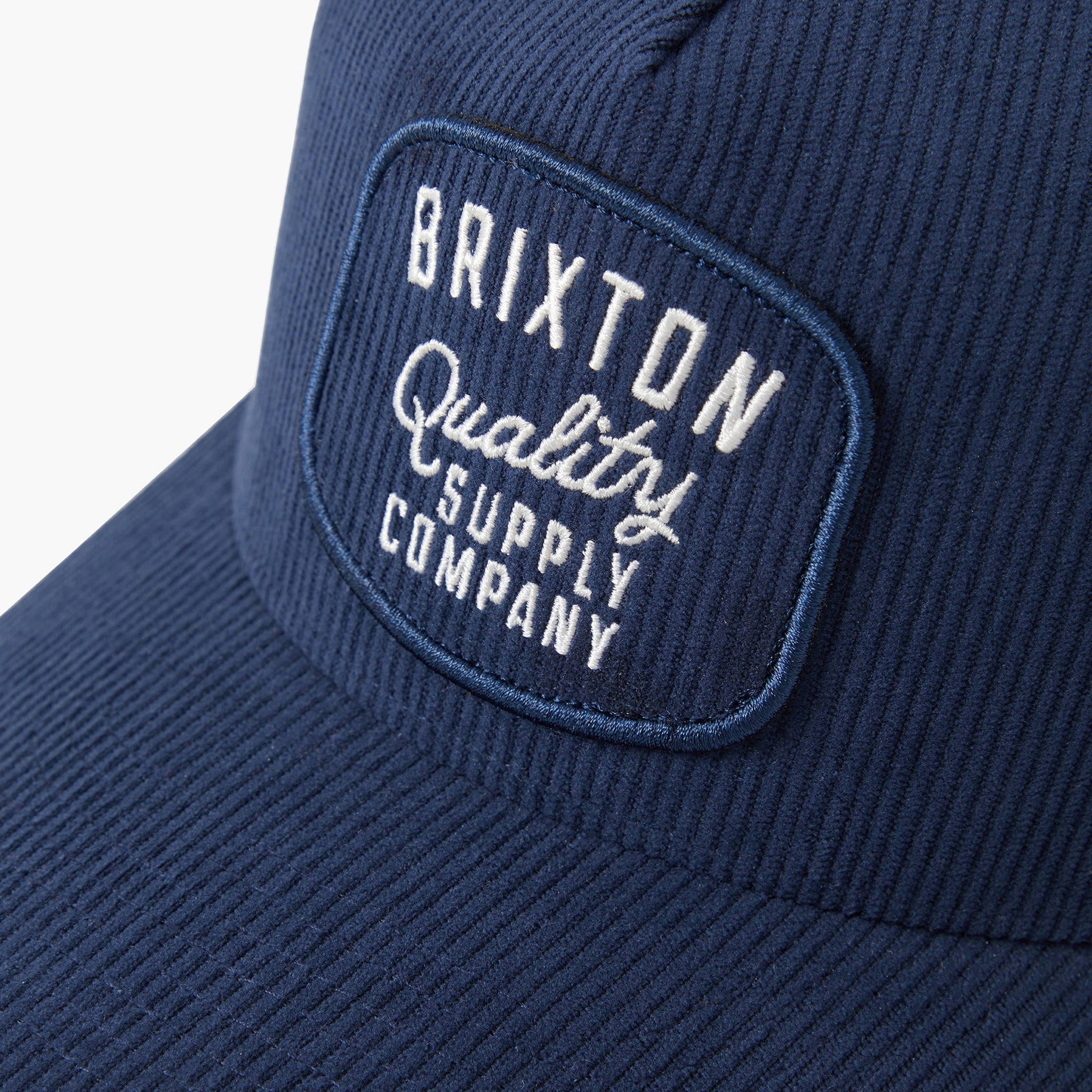 Brixton Hubal Trucker Cap - Dark Navy Corduroy