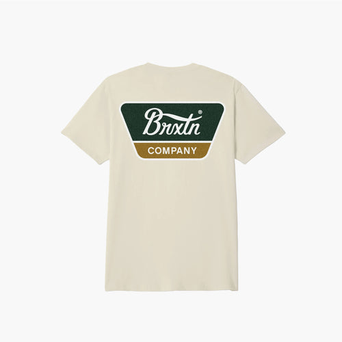 Brixton Linwood SS T-Shirt - Cream