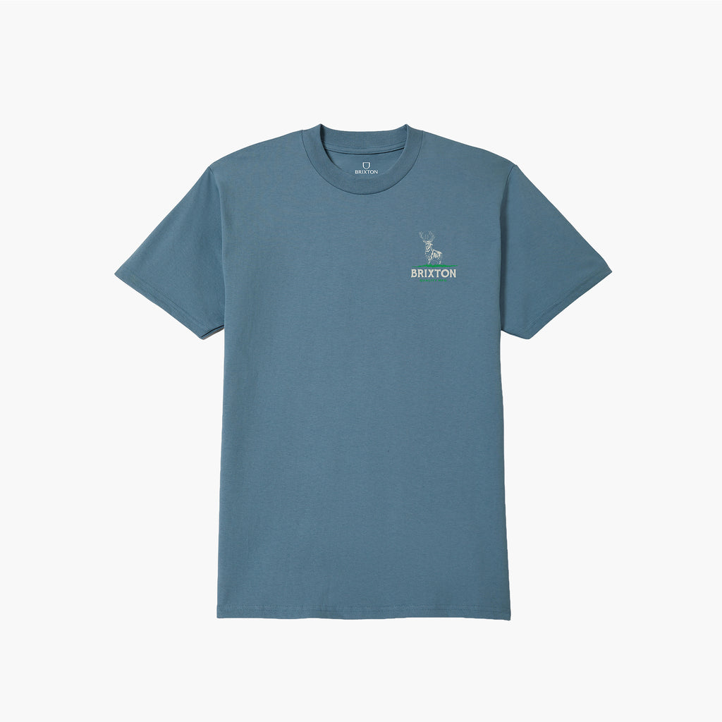 Brixton Oakmont SS STND T-Shirt - Harbor Blue