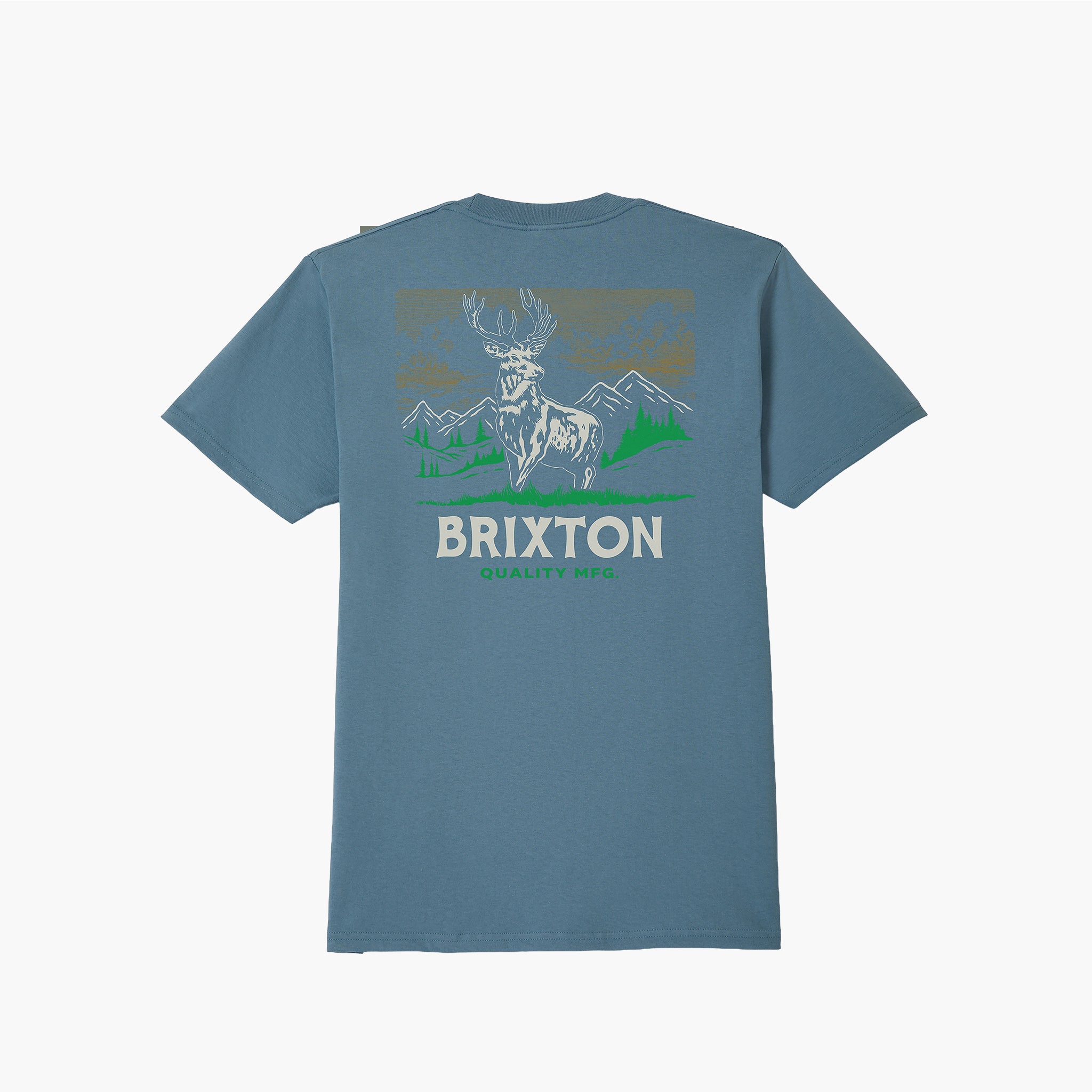 Brixton Oakmont SS STND T-Shirt - Harbor Blue