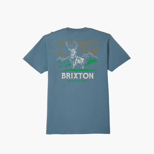 Brixton Oakmont SS STND T-Shirt - Harbor Blue