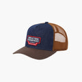 Brixton Reeves Trucker Cap - Washed Denim Caramel