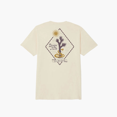 Brixton Steady SS STND T-Shirt - Cream