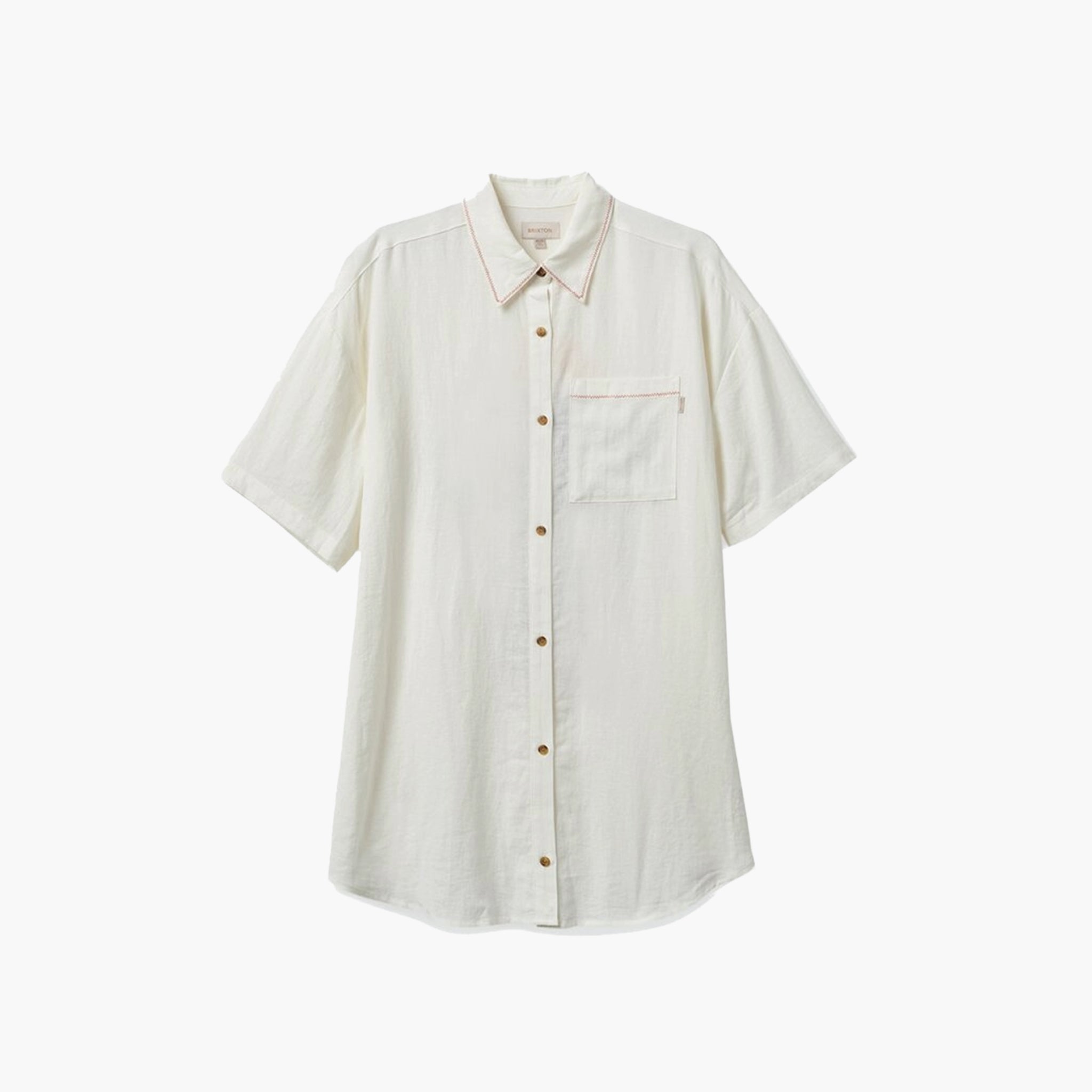 Brixton Women's Condesa Linen Shirtdress - Off White
