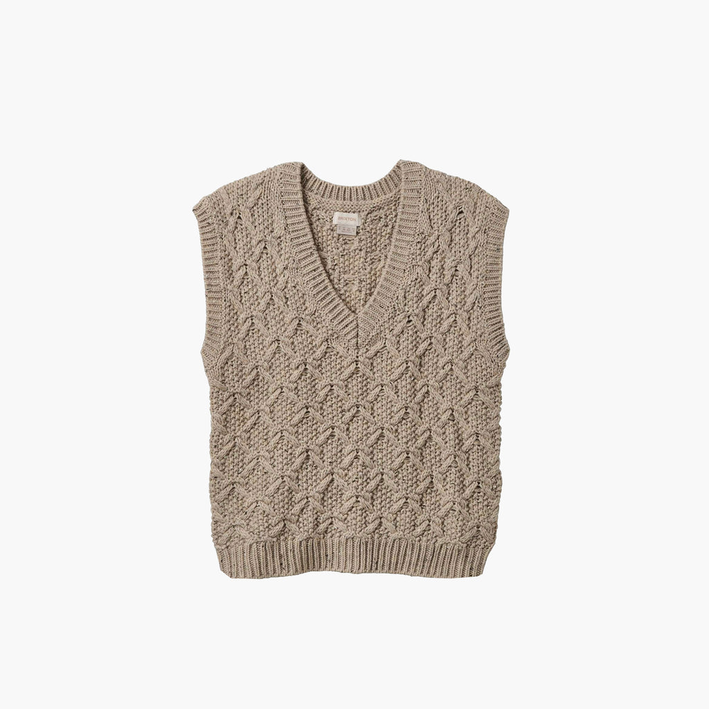 Brixton Women's Lafeyette Oversized Sweat - Marble Beige