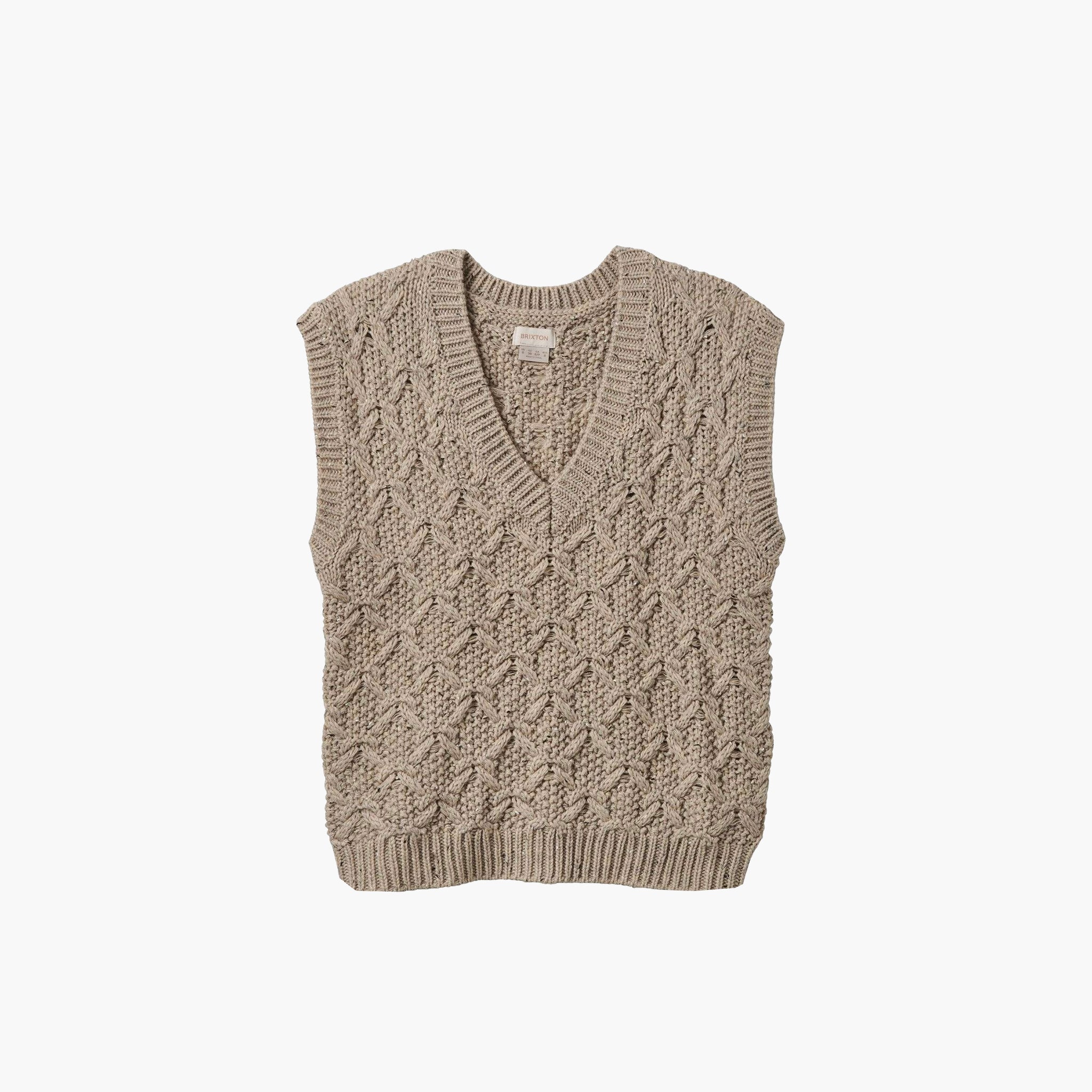 Brixton Women's Lafeyette Oversized Sweat - Marble Beige