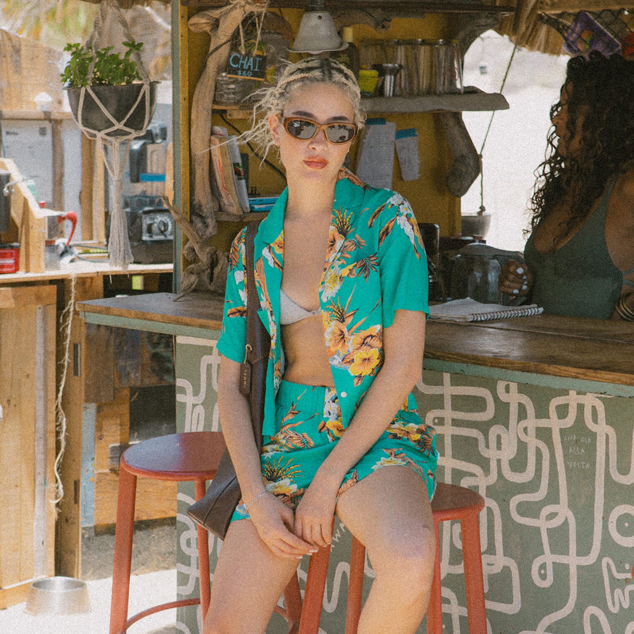 Brixton Campos Button Down Shirt Flor Campos