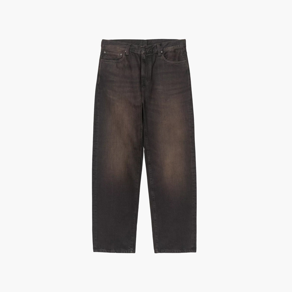 Carhartt WIP Aaron Pant - Black Tobacco used wash