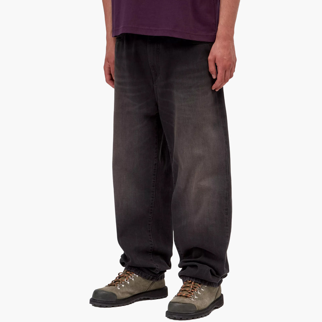 Carhartt WIP Aaron Pant - Black Tobacco used wash