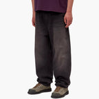 Carhartt WIP Aaron Pant - Black Tobacco used wash