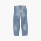Carhartt WIP Aaron Pant Blue - Burst Washed