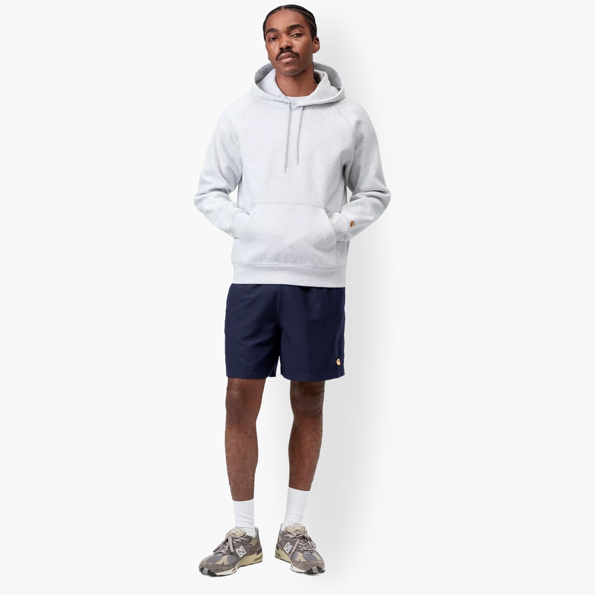 Carhartt WIP Chase Swim Trunks - Dark Navy