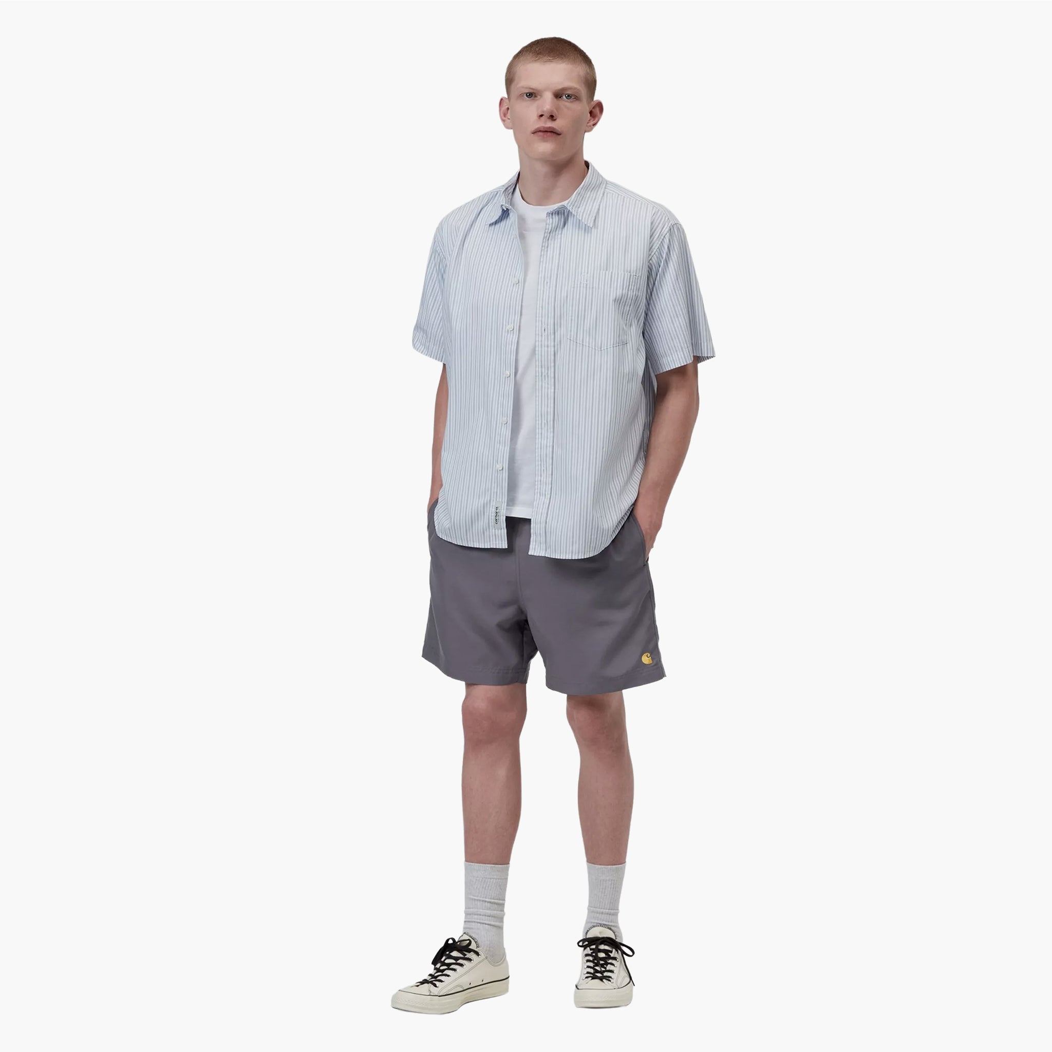 Carhartt WIP Chase Swim Trunks - Shady Purple