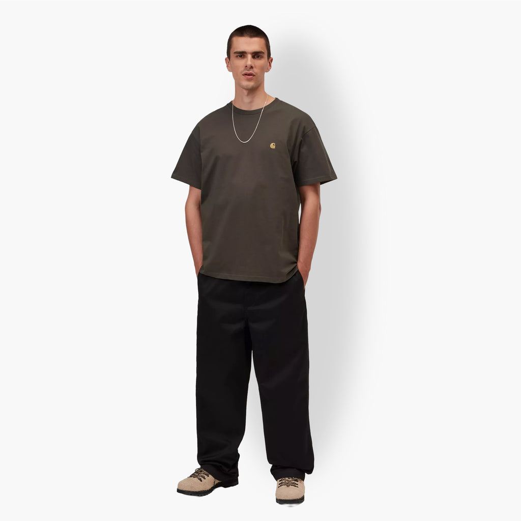 Carhartt WIP Chase T-Shirt - Shungite Gold