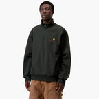 Carhartt WIP Half Zip American Script Sweatshirt - Raven
