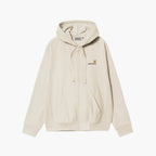Carhartt Wip Hooded American Script Jacket Natural