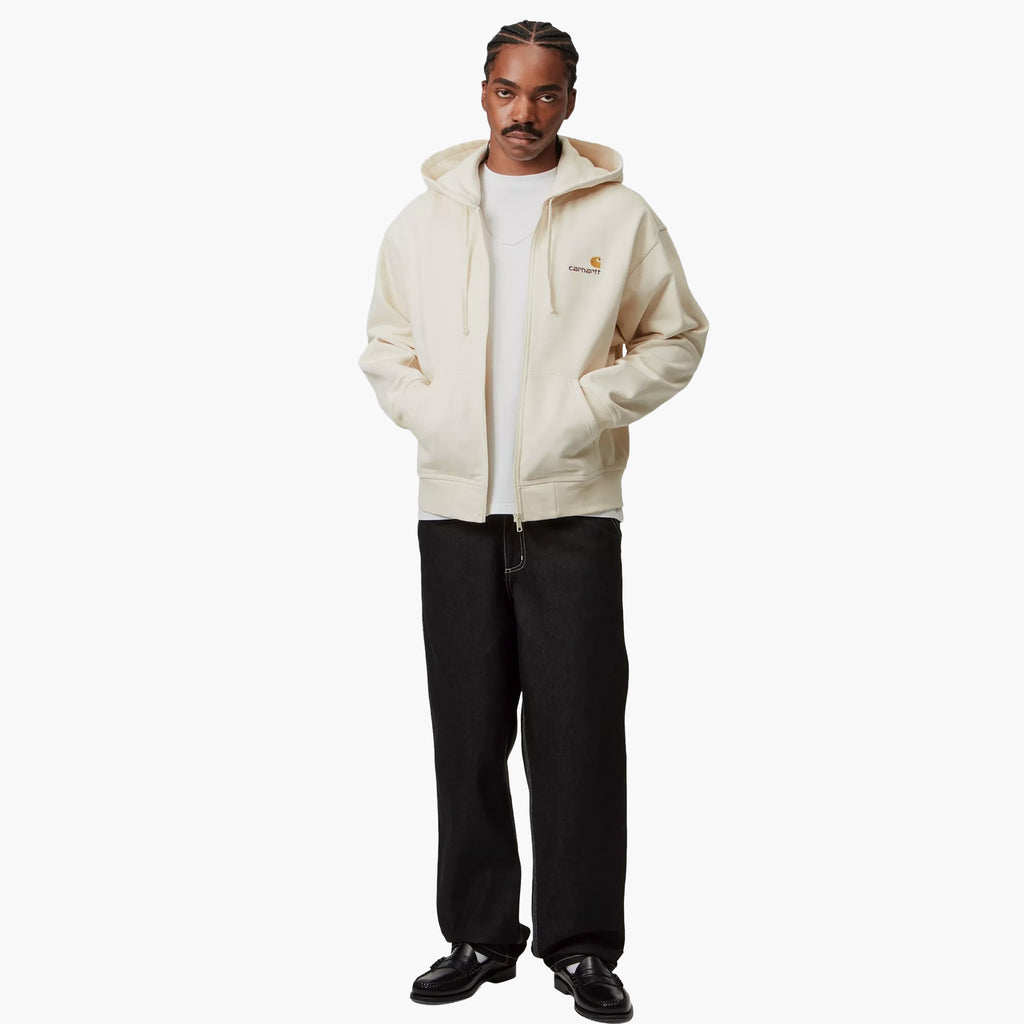 Carhartt Wip Hooded American Script Jacket Natural