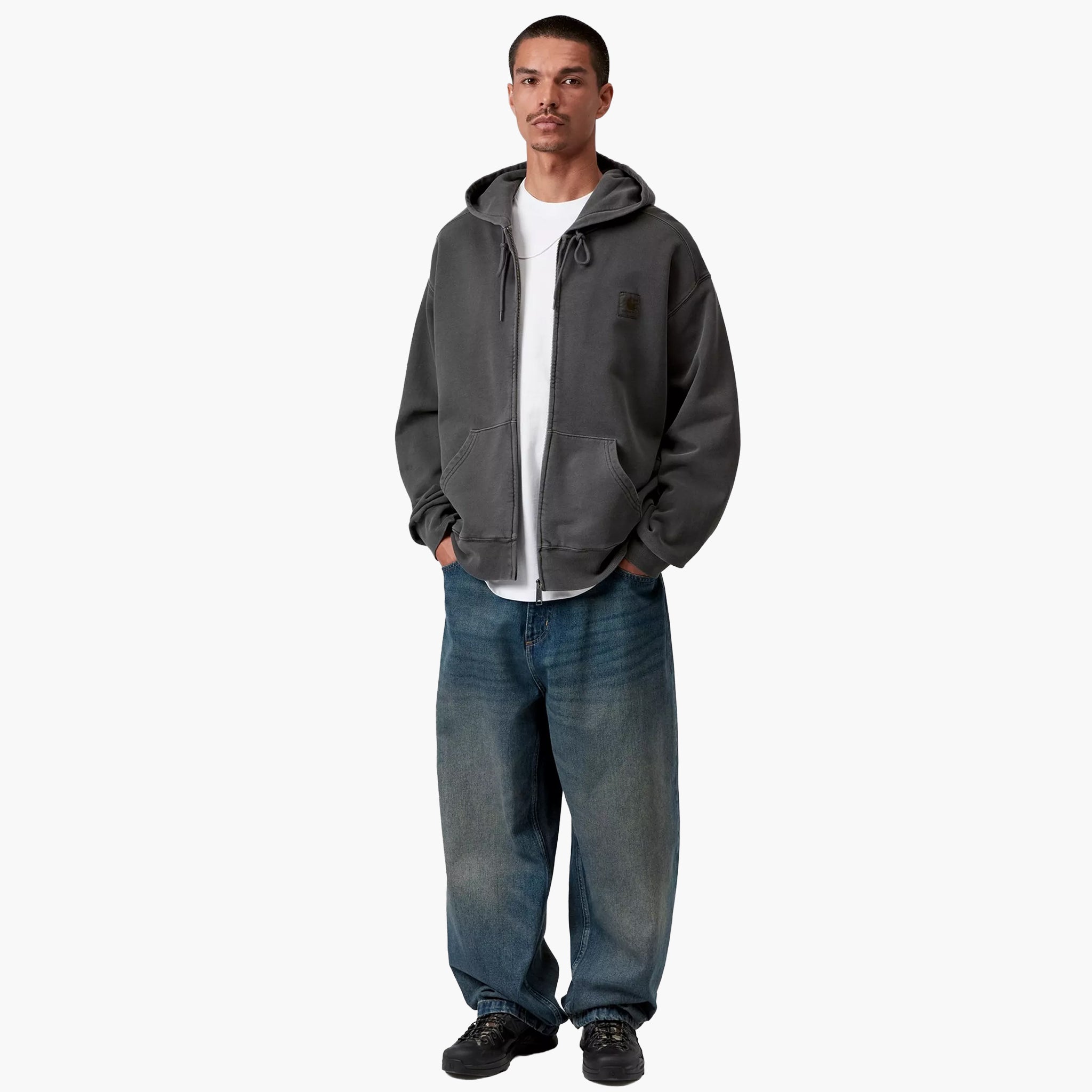 Carhartt WIP Hooded Nelson Jacket Black