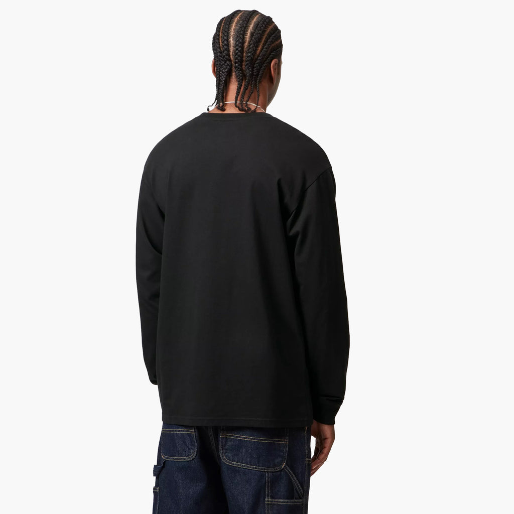 Carhartt WIP L/S Chase T-Shirt - Black / Gold