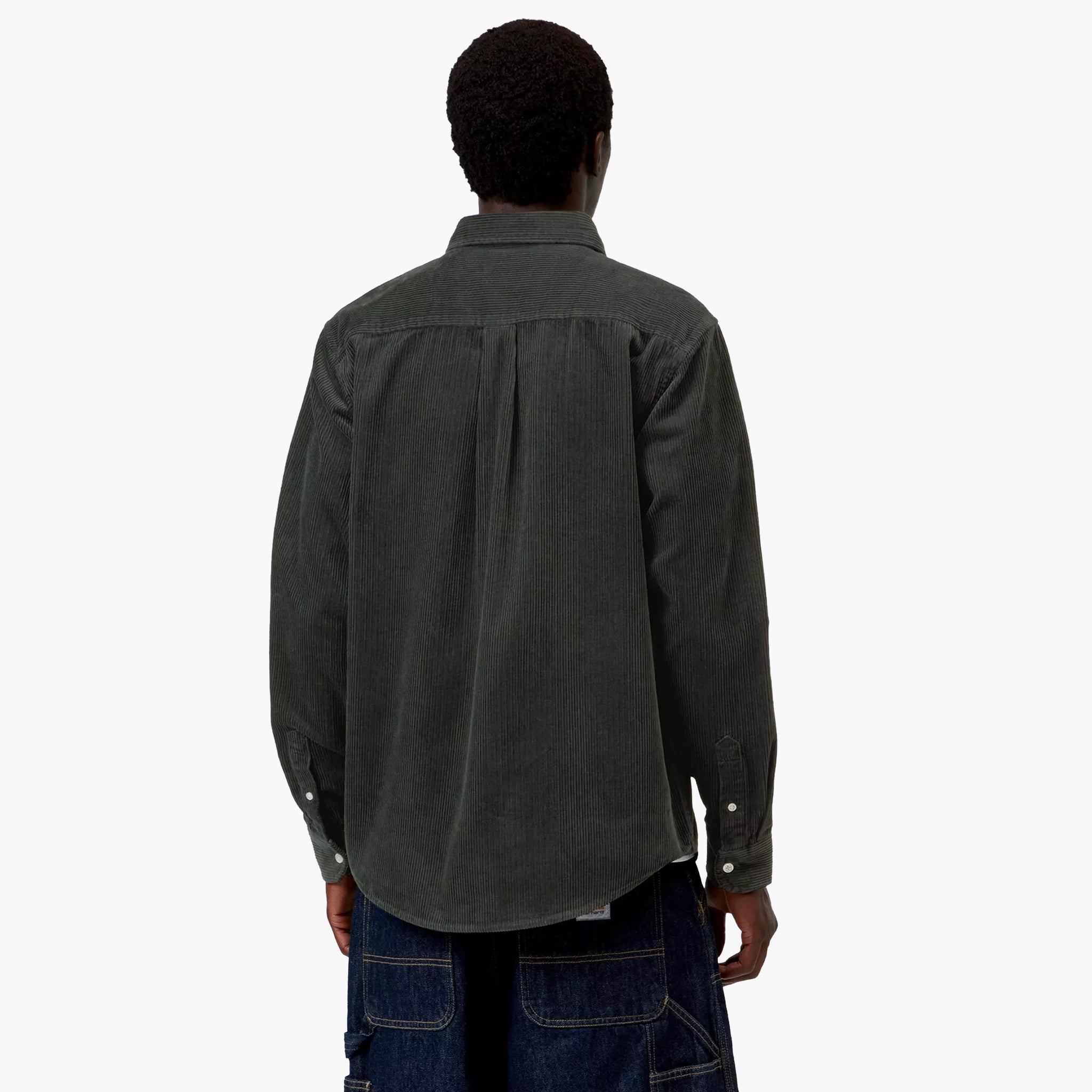 Carhartt WIP L/S Madison Cord Shirt - Raven