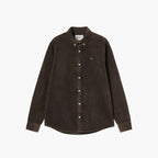 Carhartt WIP L/S Madison Cord Shirt - Tobacco