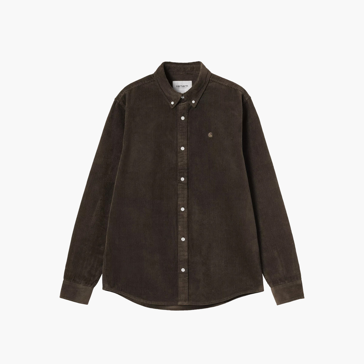 Carhartt WIP L/S Madison Cord Shirt - Tobacco