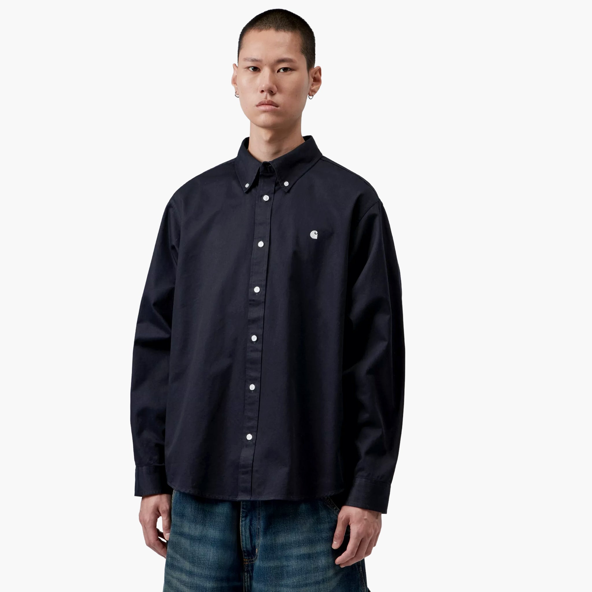 Carhartt WIP L/S OG Madison Shirt - Dark Navy