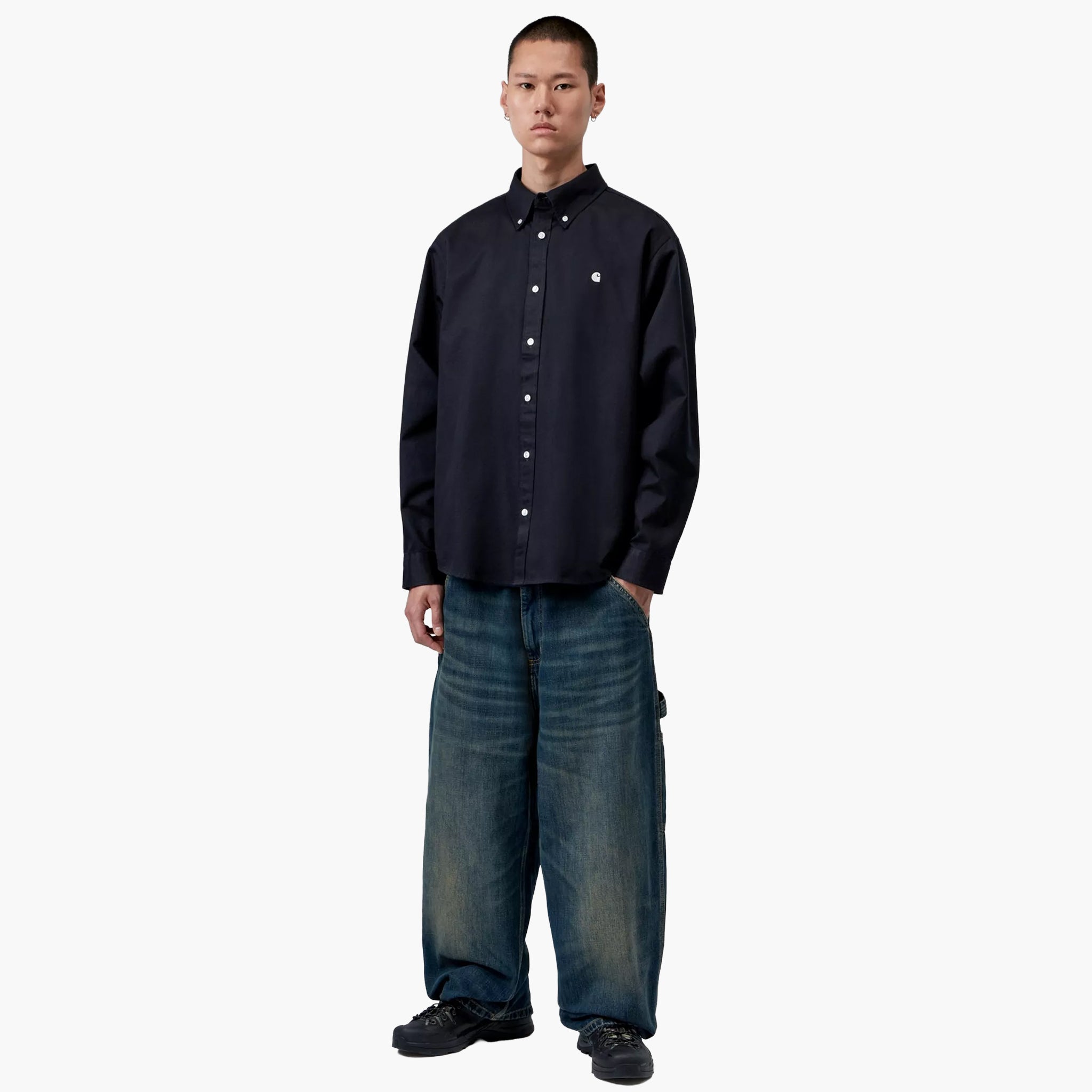 Carhartt WIP L/S OG Madison Shirt - Dark Navy
