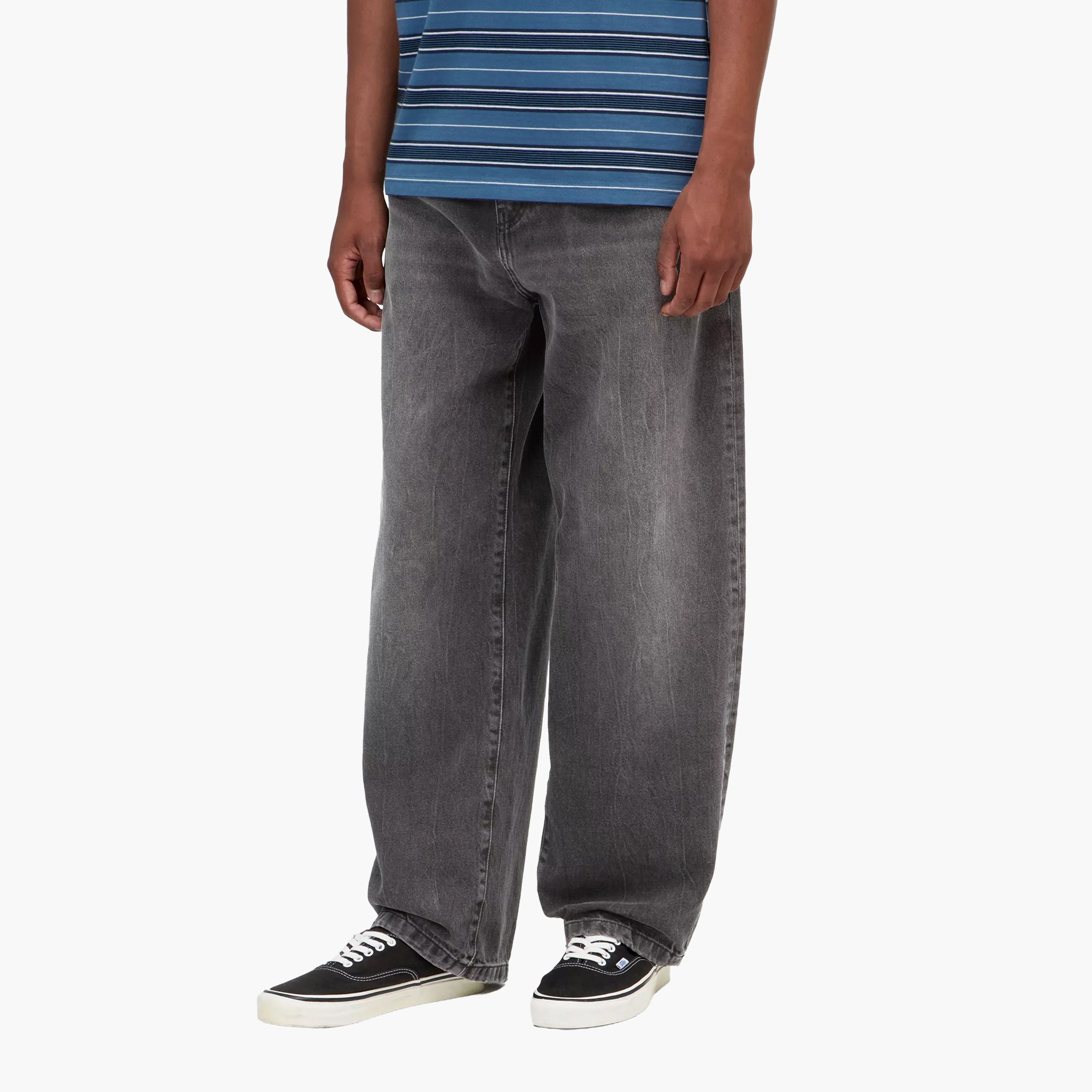 Carhartt WIP Landon Pant - Black Marble used wash