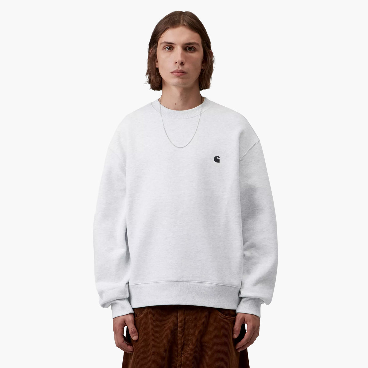 Carhartt WIP Mack Sweat - Ash Heather