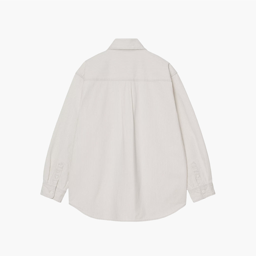 Carhartt WIP Mercer Shirt Jac - Wax Stripe Bleached