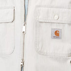 Carhartt WIP Mercer Shirt Jac - Wax Stripe Bleached