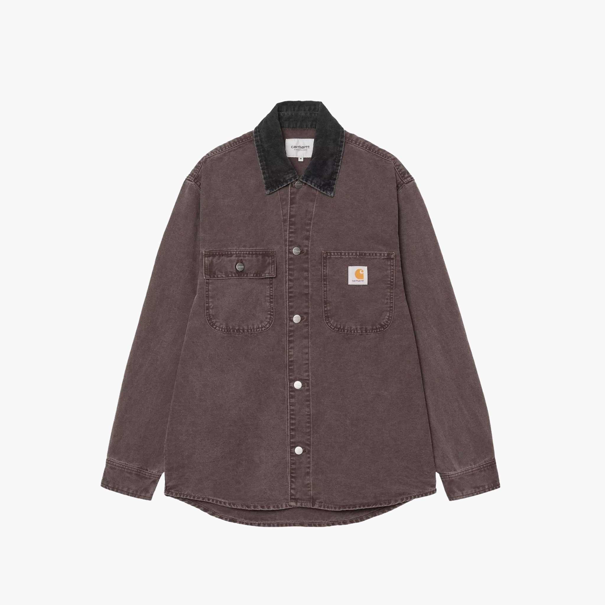 Carhartt WIP Mitch Shirt Jac - Black Dusky Canvas