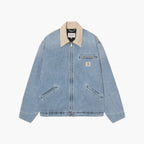 Carhartt WIP OG Detroit Jacket - Blue Dusty H Brown