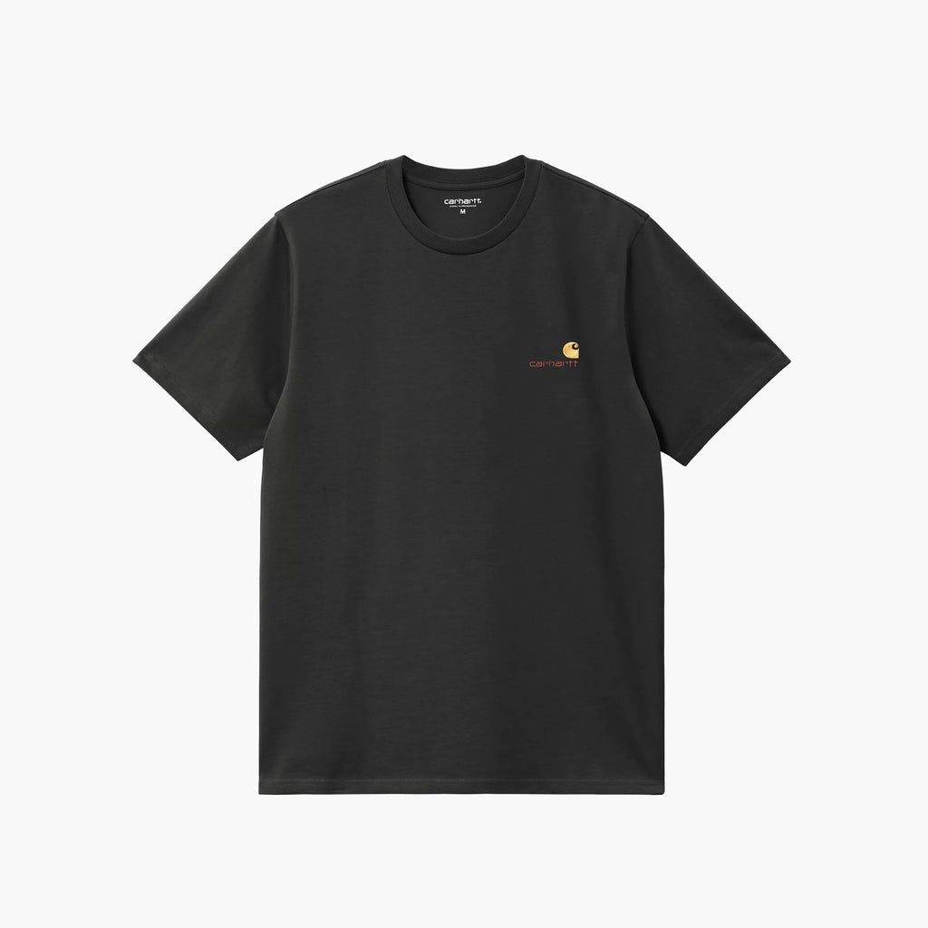 Carhartt WIP S/S American Script T-Shirt - Raven