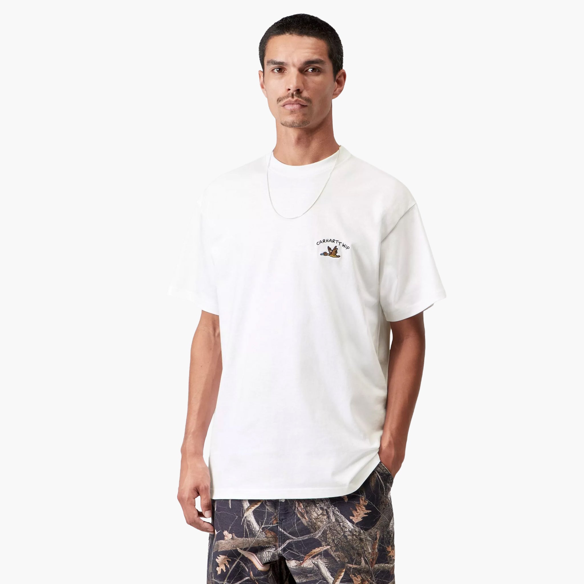 Carhartt WIP S/S Animated Ducks T-Shirt - White