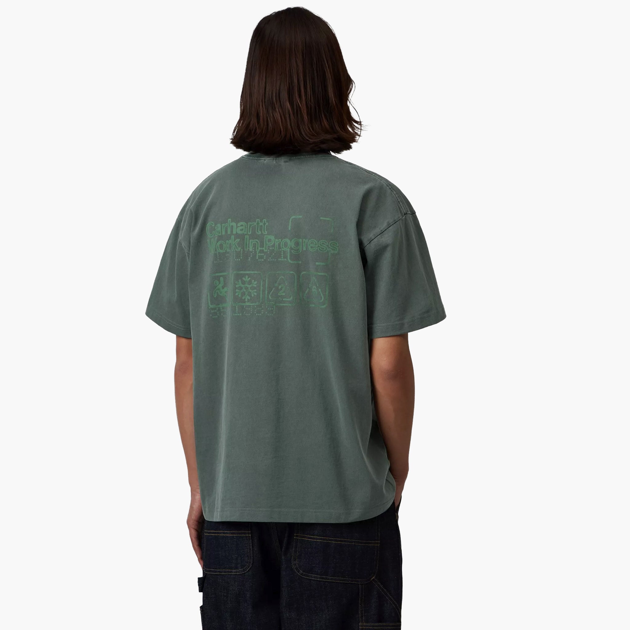 Carhartt WIP S/S Boxed T-Shirt - Dark Scarab