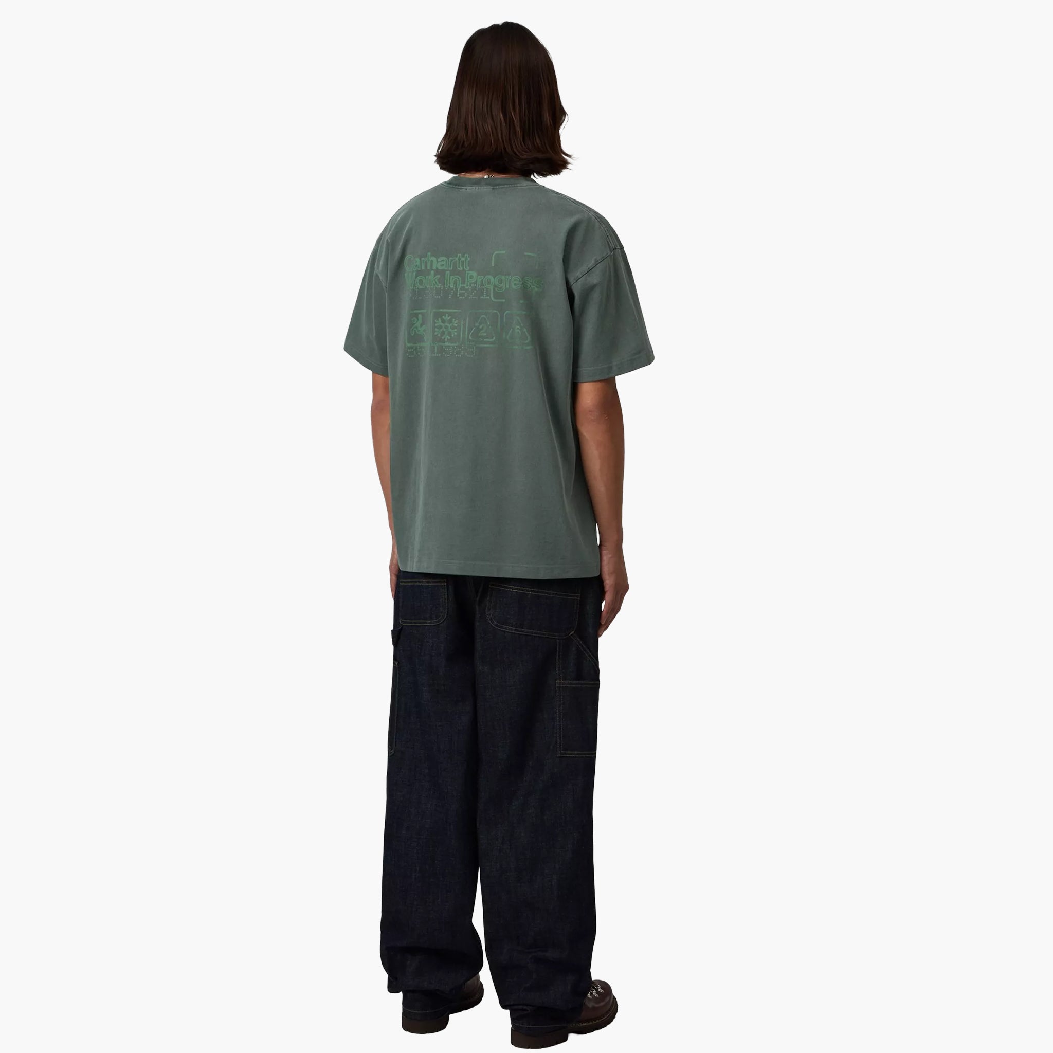 Carhartt WIP S/S Boxed T-Shirt - Dark Scarab