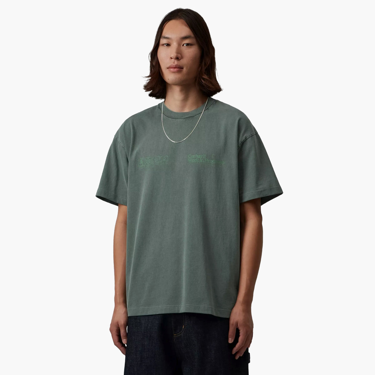 Carhartt WIP S/S Boxed T-Shirt - Dark Scarab