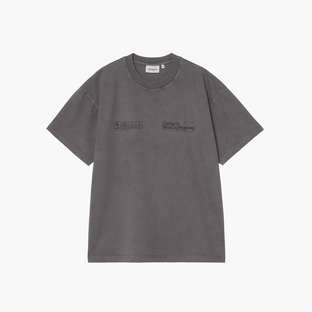 Carhartt WIP S/S Boxed T-Shirt - Soot