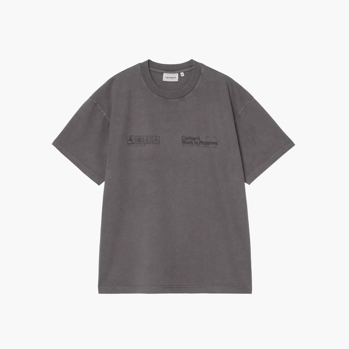 Carhartt WIP S/S Boxed T-Shirt - Soot