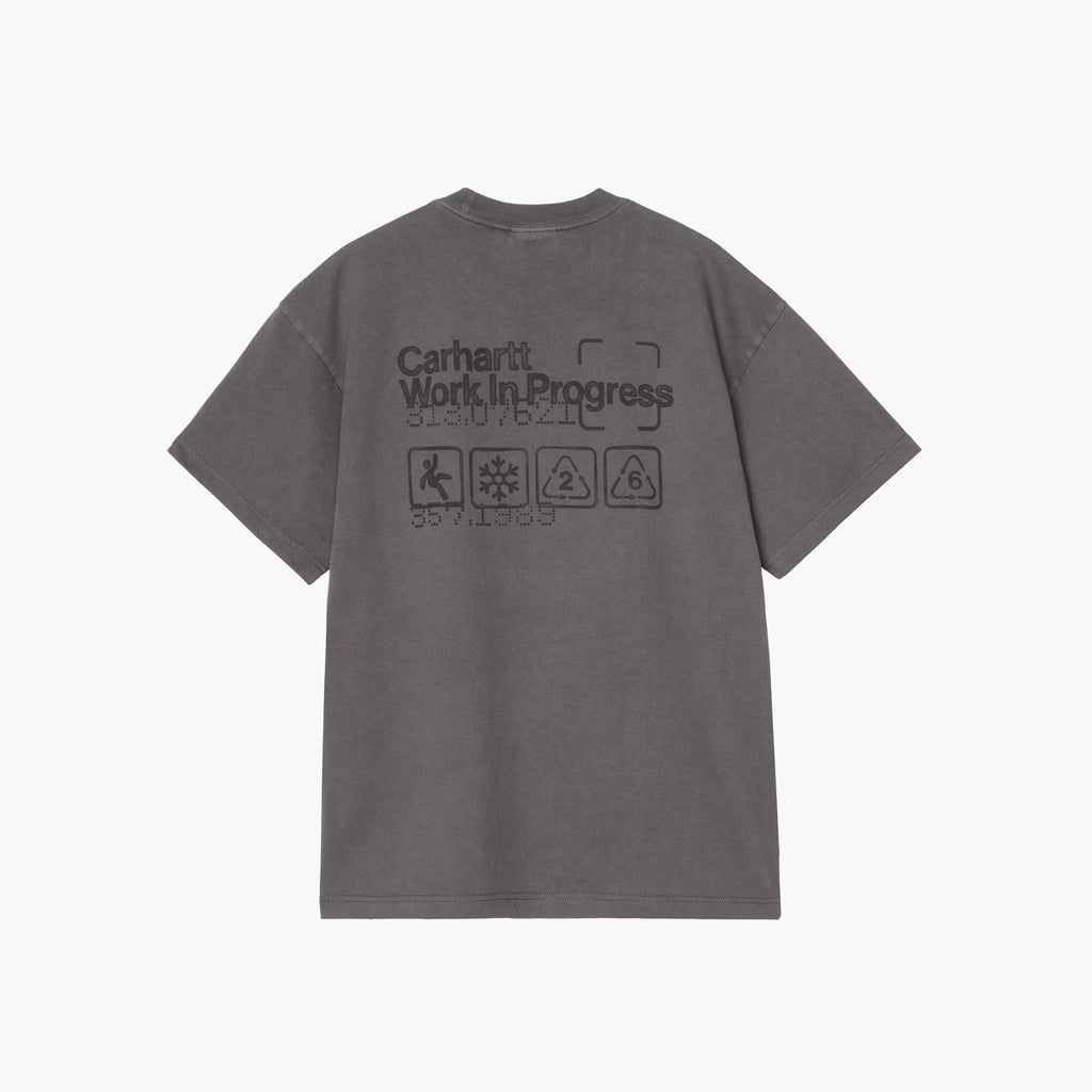 Carhartt WIP S/S Boxed T-Shirt - Soot