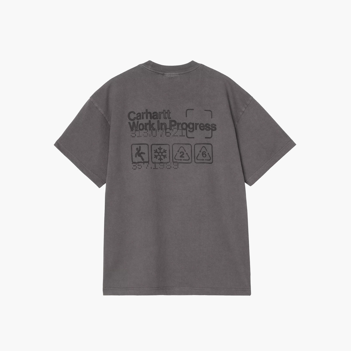 Carhartt WIP S/S Boxed T-Shirt - Soot