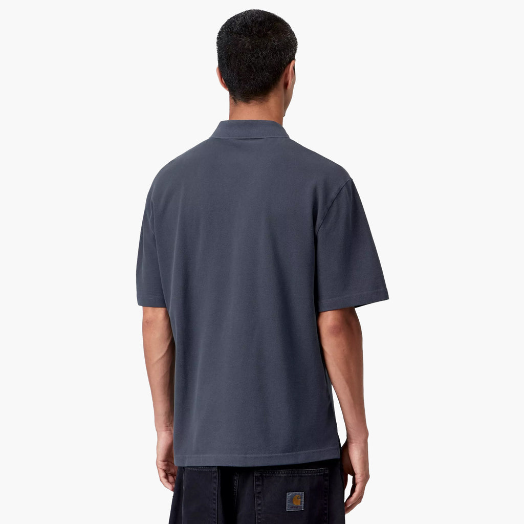 Carhartt WIP S/S Wayne Polo - Dark Navy