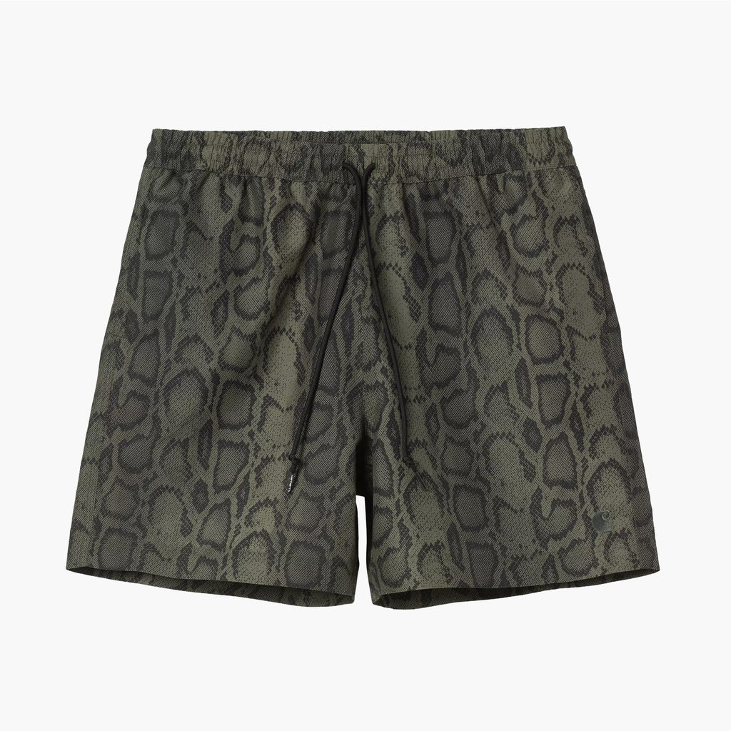 Carhartt WIP Slater Swim Trunks - Snaker Camo Leaf