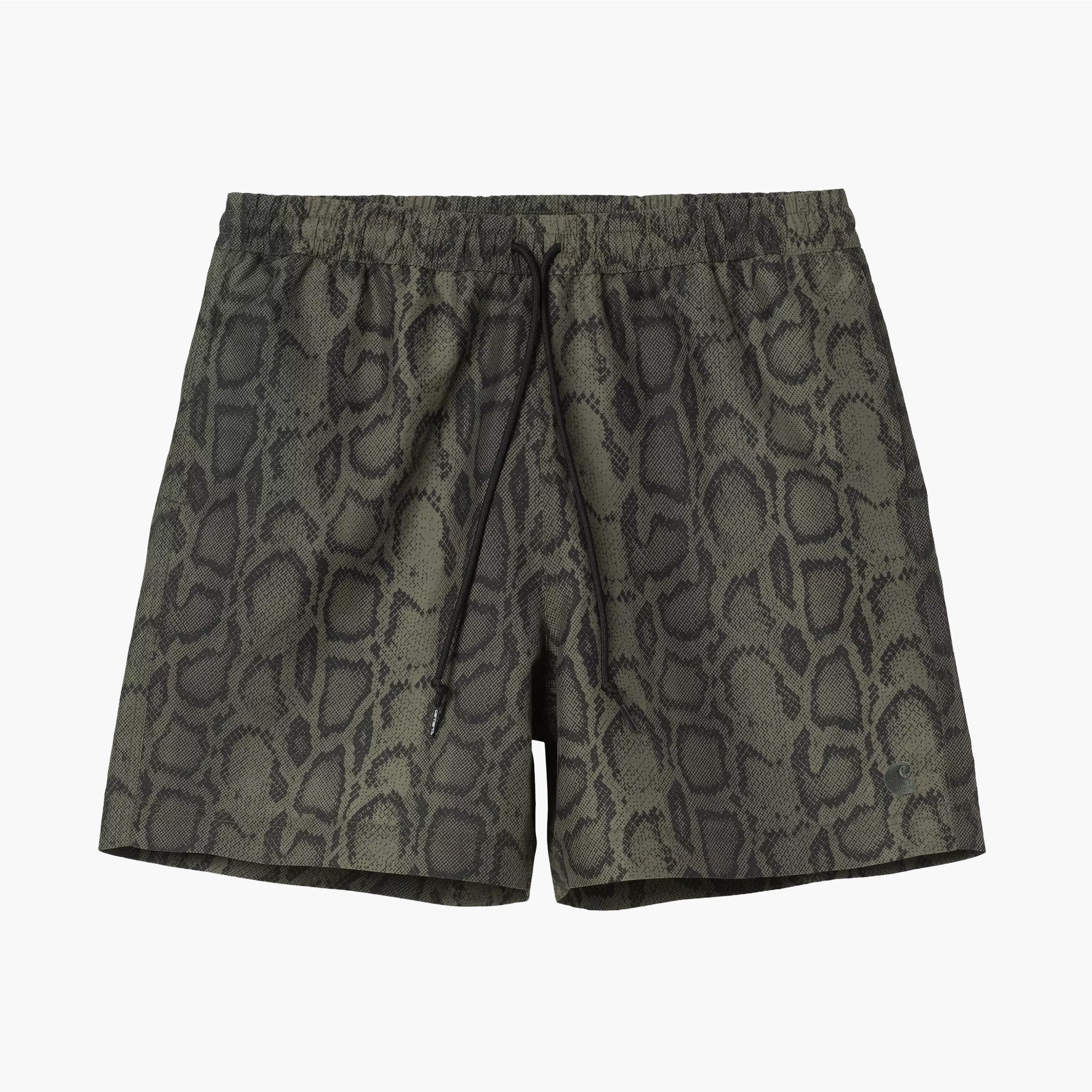 Carhartt WIP Slater Swim Trunks - Snaker Camo Leaf
