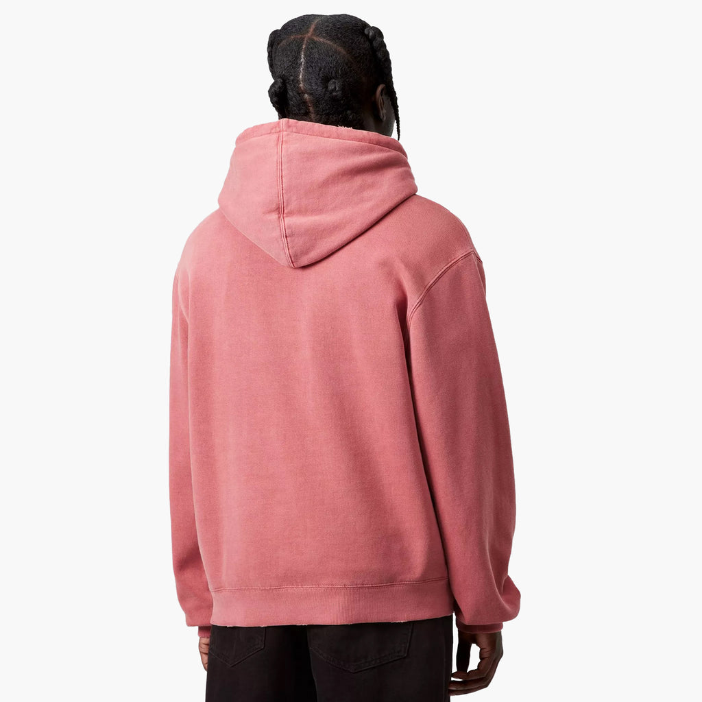 Carhartt Wip Hooded Torion Sweat Marsala Grind Washed