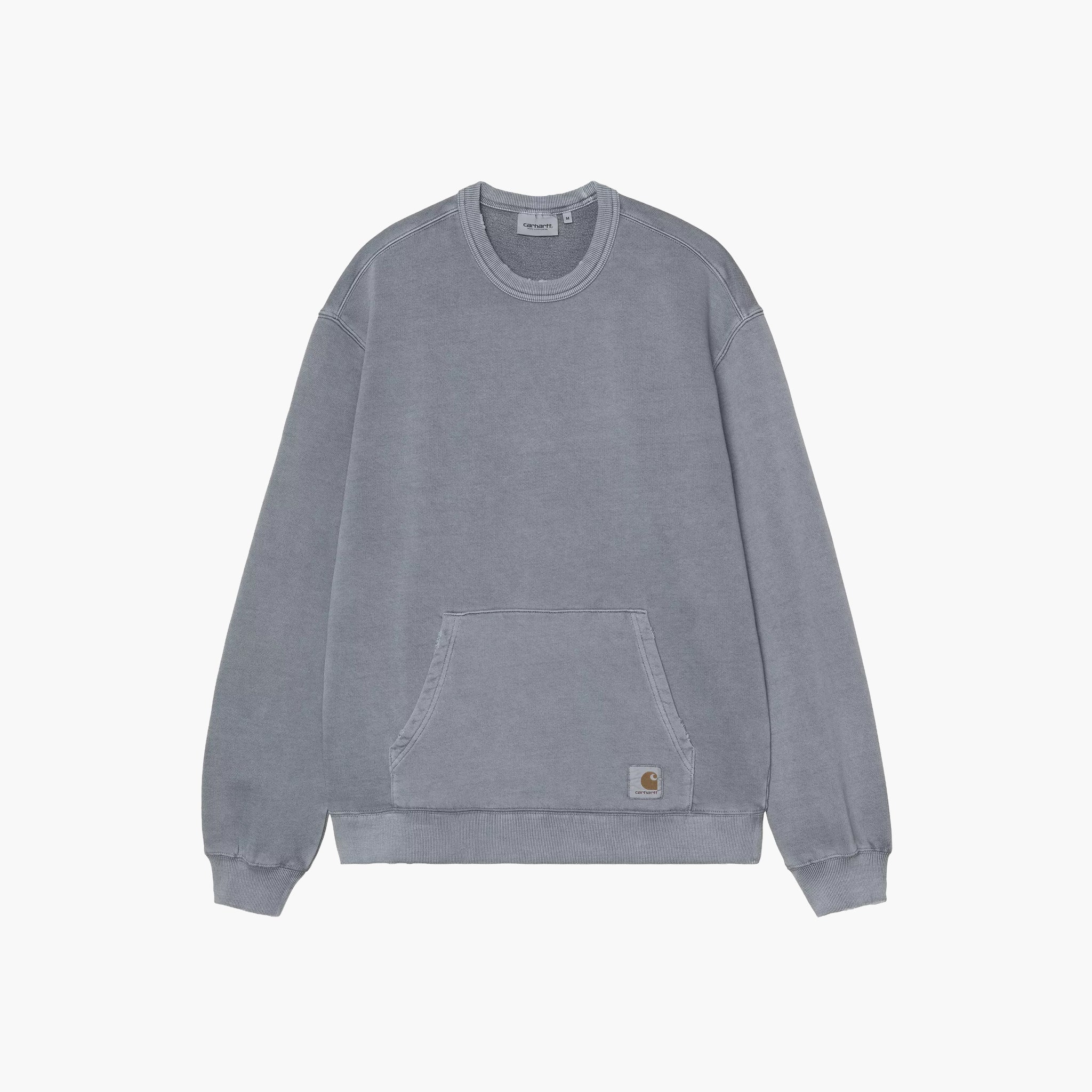 Carhartt WIP Torion Sweat Office Blue Grind Washed