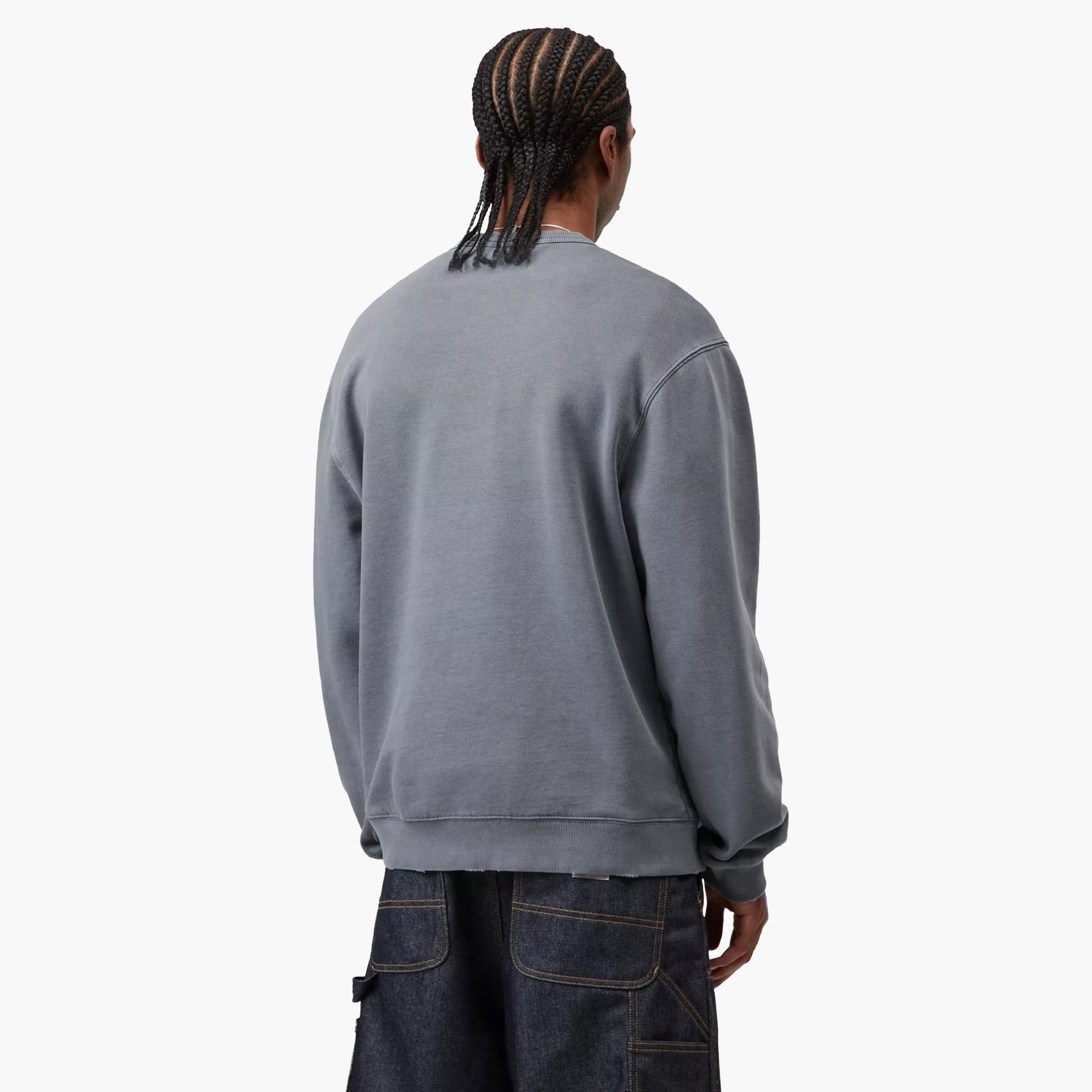 Carhartt WIP Torion Sweat Office Blue Grind Washed