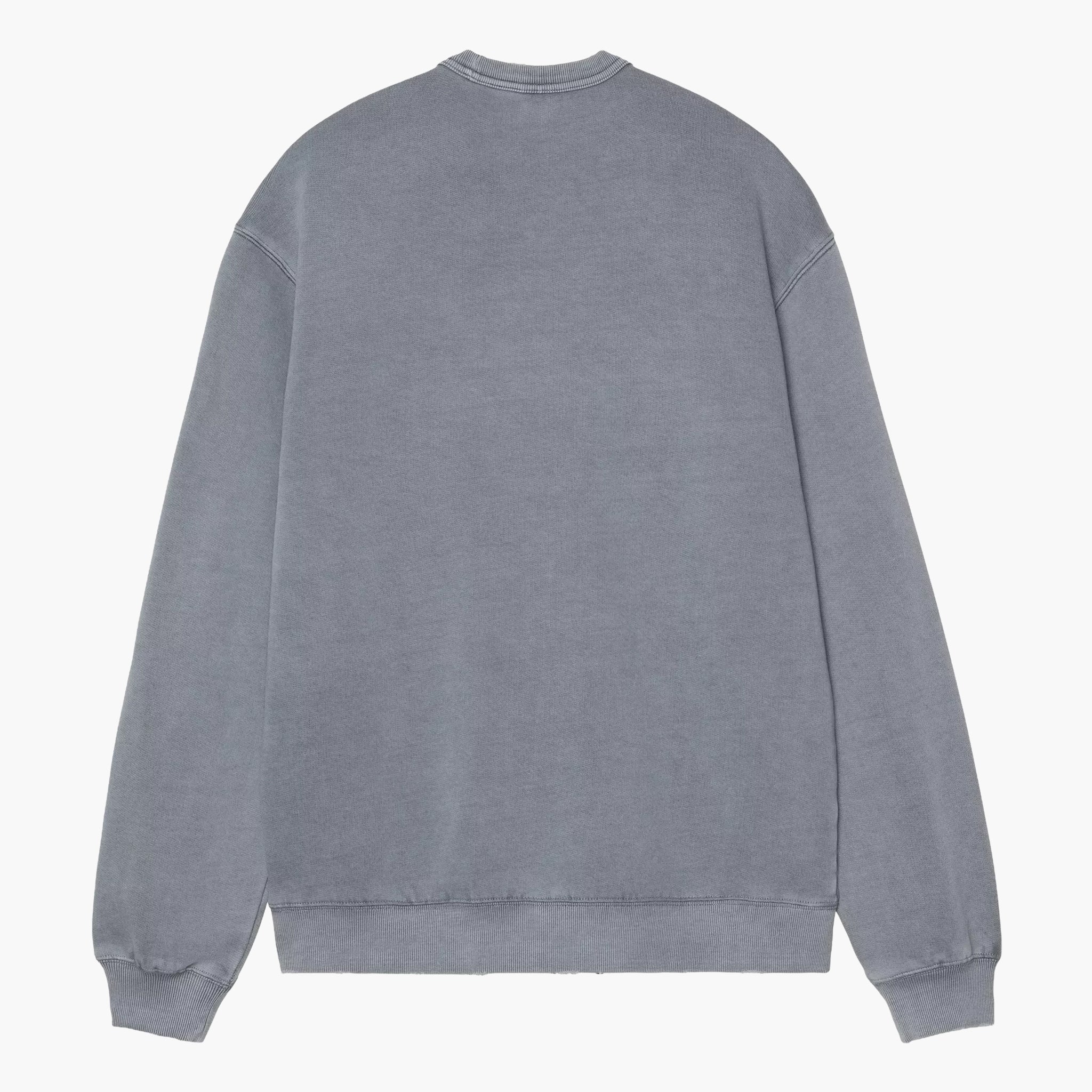 Carhartt WIP Torion Sweat Office Blue Grind Washed